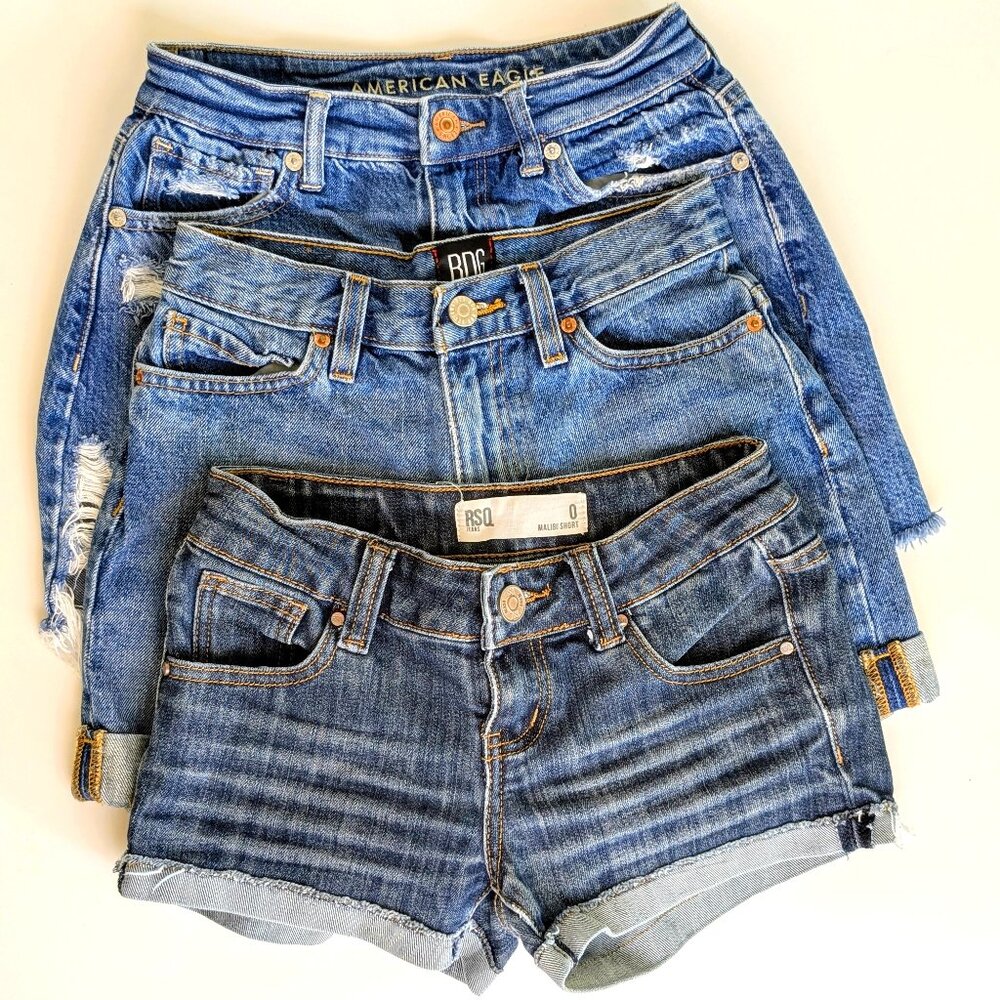 Bundle of Shorts Denim size : 0